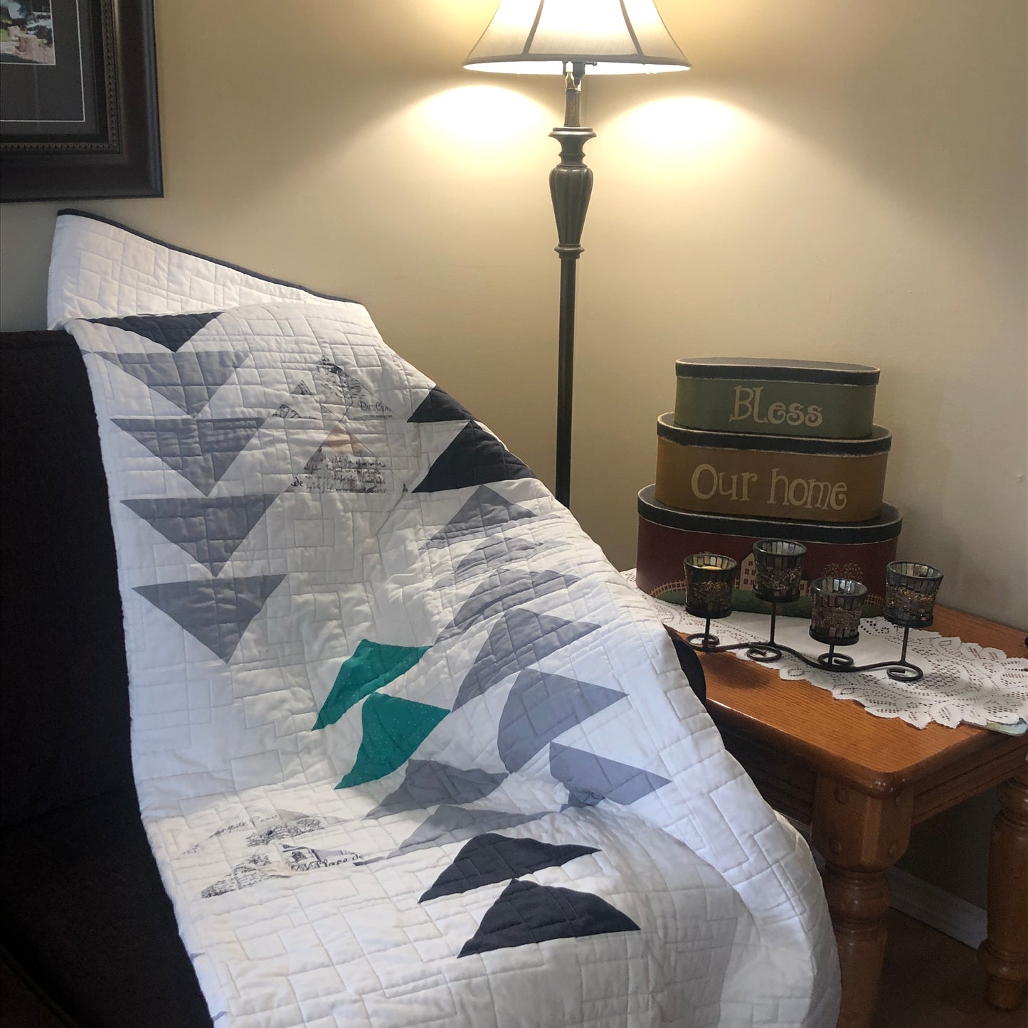 Soaring High & Lap Quilt Kit and Pattern – Original Pattern design by Lorna Costantini / Lap Quilt Kit &amp; Pattern