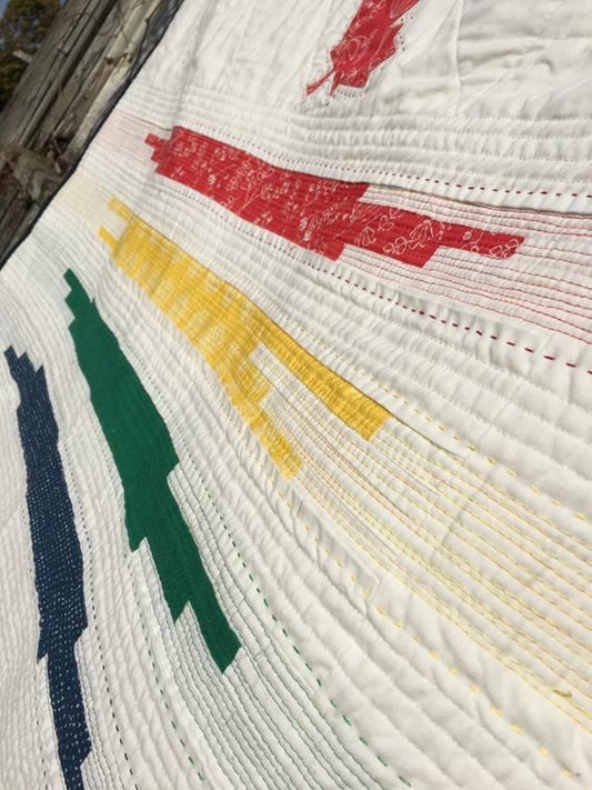 Limitless Quilt Kit Throw Size / Original Pattern by Lorna Costantini