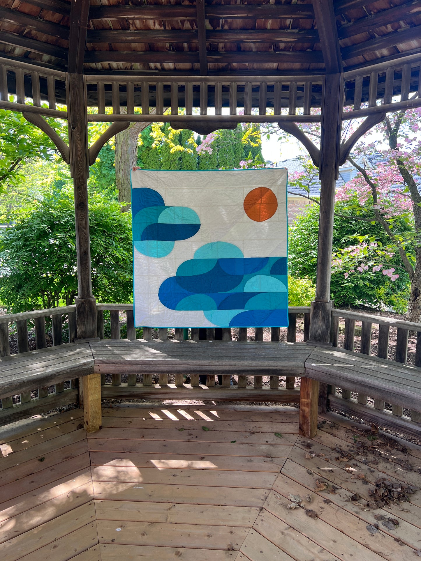 Big Island Sky Quilt by Whole Circle Studio Quilt Pattern in 4 Sizes / Baby - Queen
