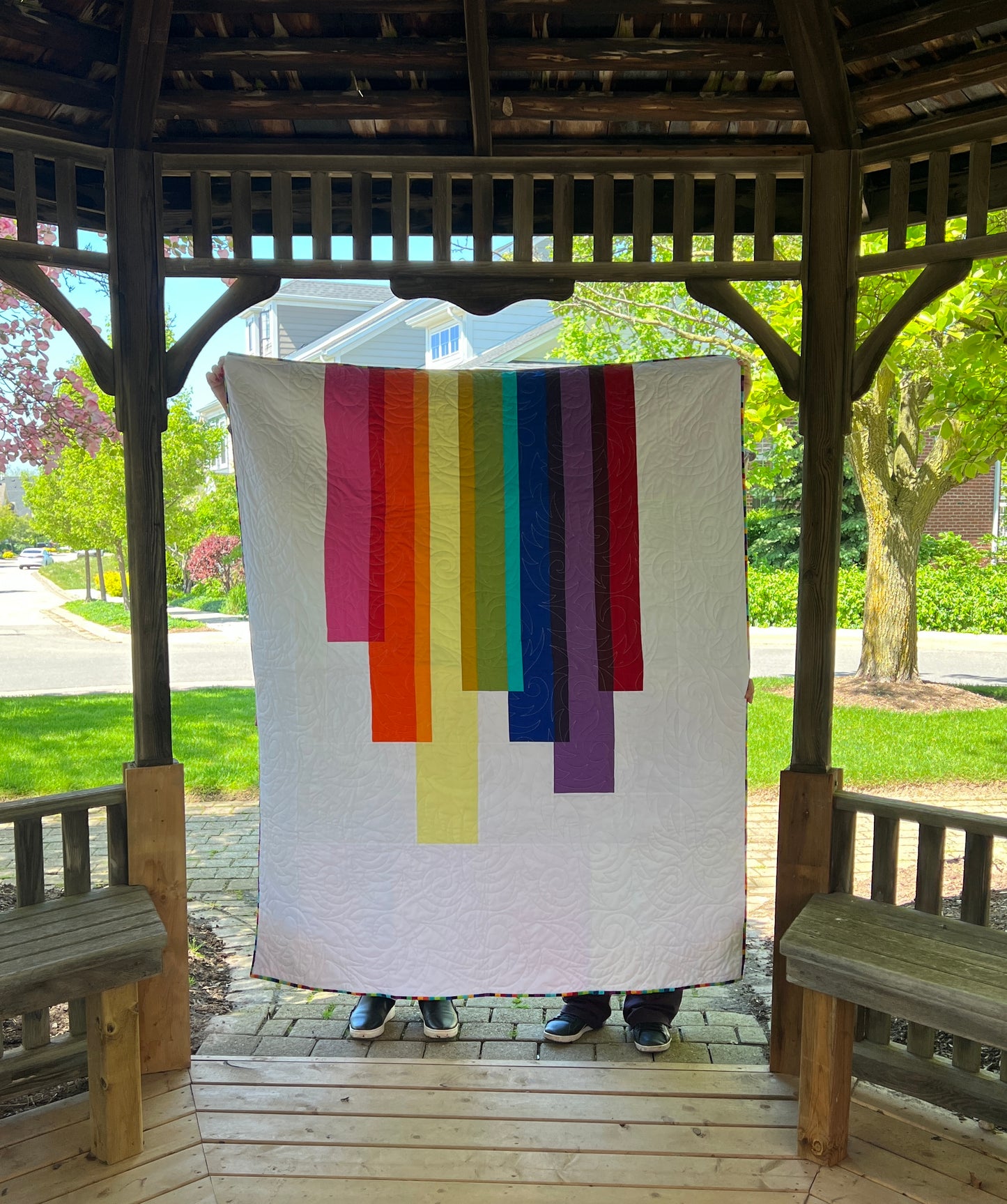 The Spill Quilt Pattern Booklet by Art East Quilting Co.
