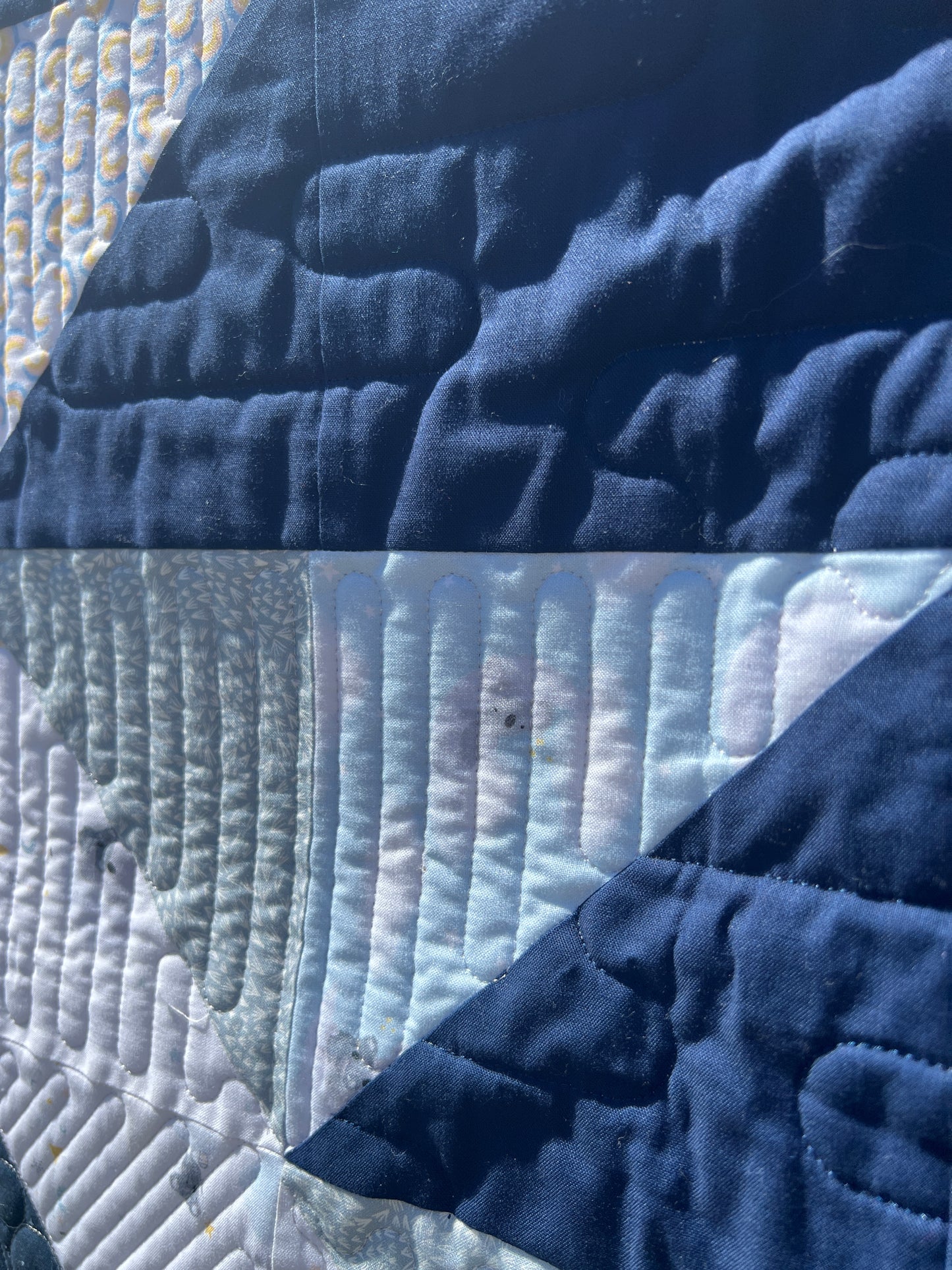 Baby Squash Blossom Pattern - Baby Quilt Pattern / designed by Lorna Costantini