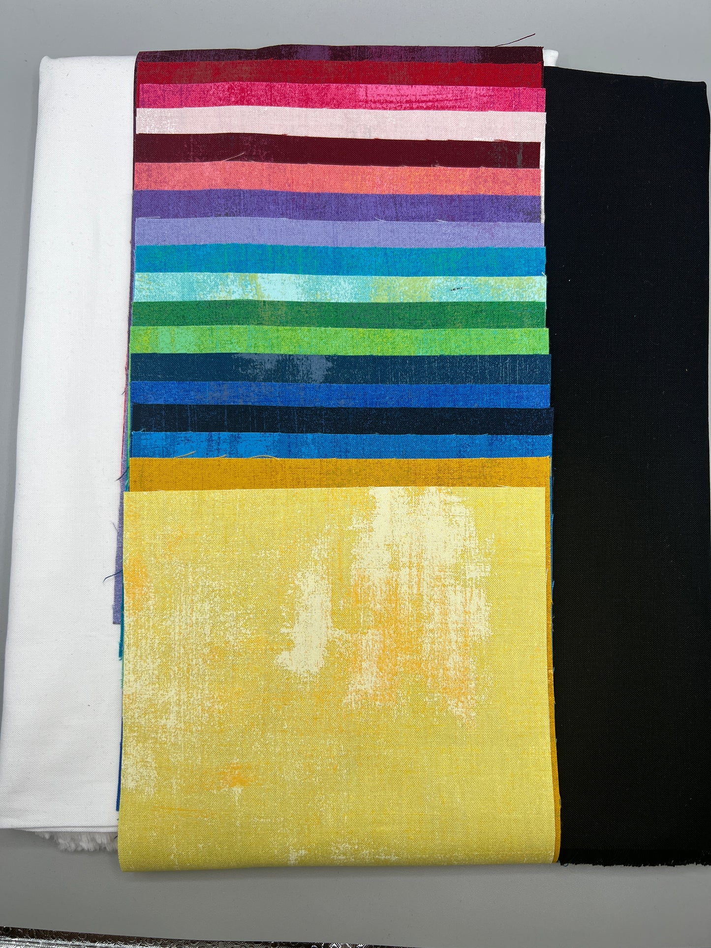 "Pointed" Rainbow Baby Quilt Kit; Original Pattern design by Lorna Costantini