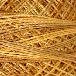 JP2 Valdani Perle Cotton Size 12 / Spool 100M: VARIEGATED 100m Color No: JP2 - Spun Gold - Muddy Monet for J. Paton