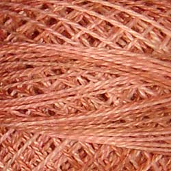 JP5 Valdani Perle Cotton Size 12 / Spool 100M: VARIEGATED 100m Color No: JP5 - Nantucket Rose - Muddy Monet Collection