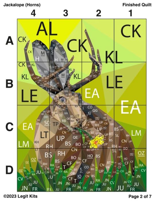 Legit Kits Jackalope Pattern | Special Order
