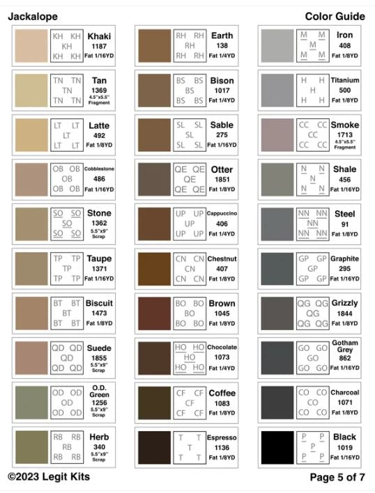 Legit Kits Jackalope Pattern | Special Order