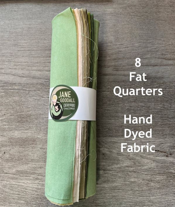 Cherrywood Challenge 2027 Fabric Bundle - Honouring Dr. Jane Goodall - 8 Piece Fat Quarter Bundle (Official Challenge Collection)