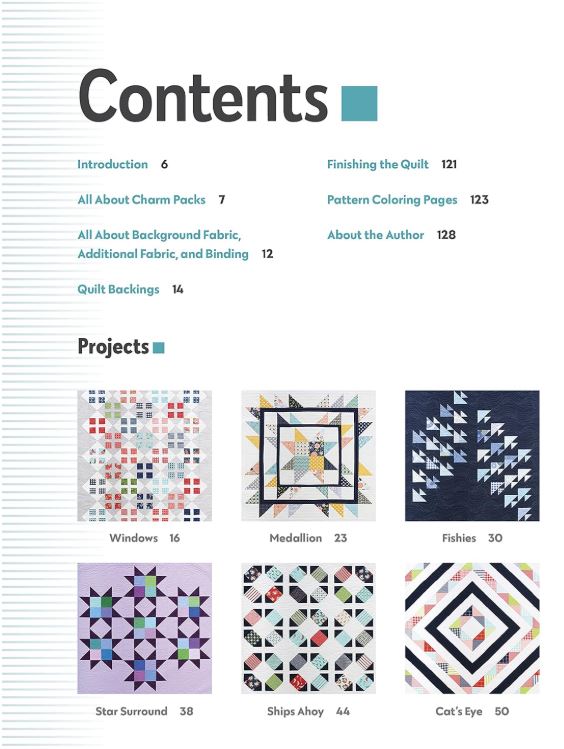 Just One Charm Pack Quilts | 18 Easy Charm Pack Quilt Projects by Cheryl Brickey