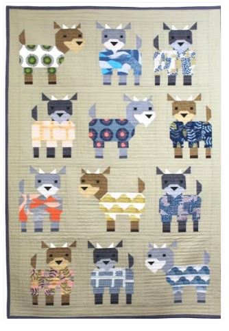 Kidding Around: Goats in Pajamas Pattern - Art East Quilting Co.