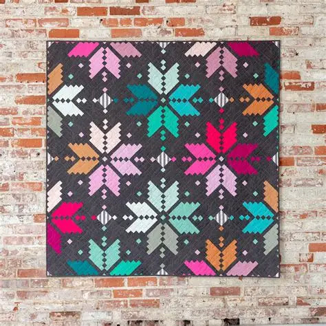 Knitted Star Quilt Pattern by Lo & Behold Stitchery