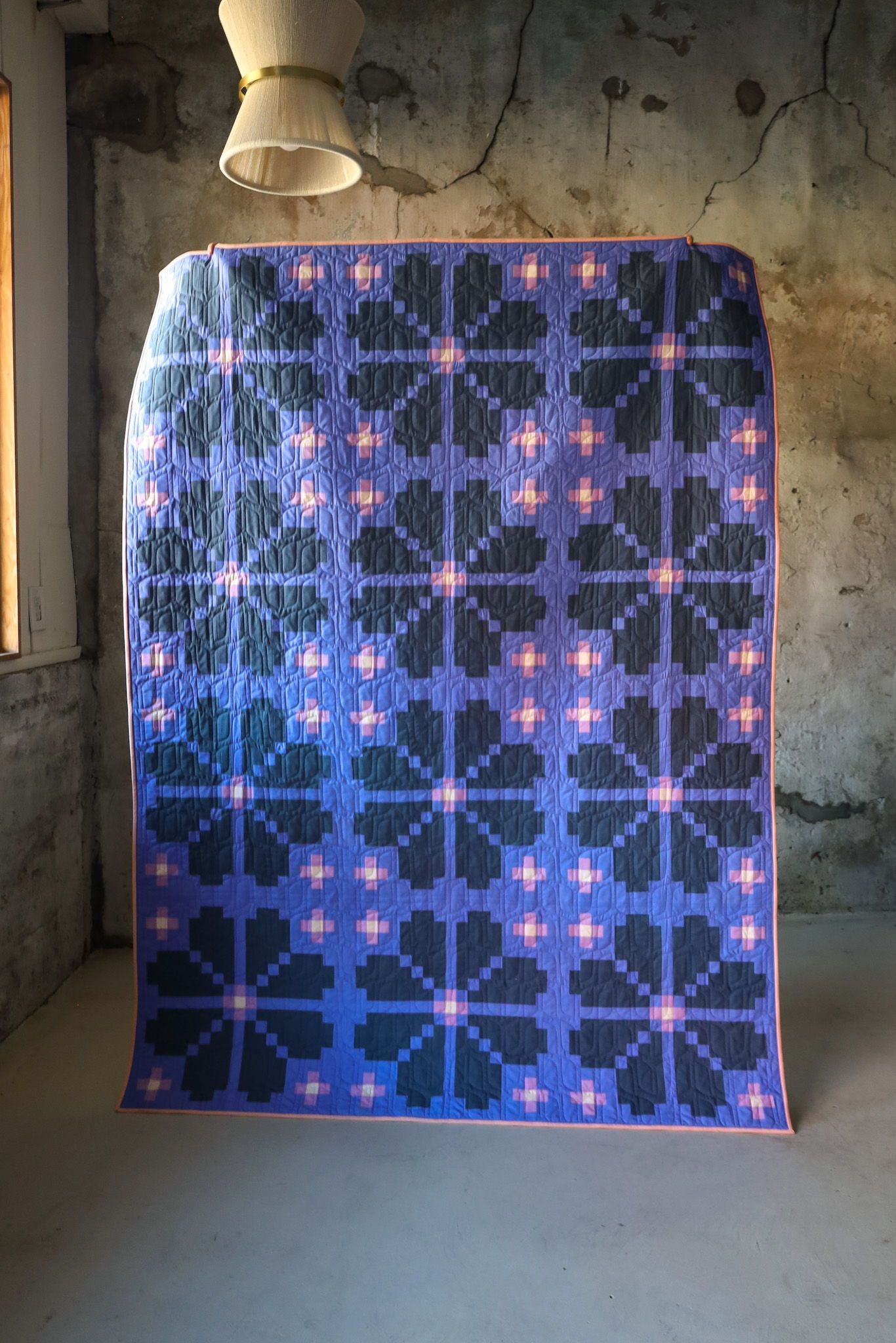Knitted Blooms Quilt Pattern by Lo & Behold Stitchery