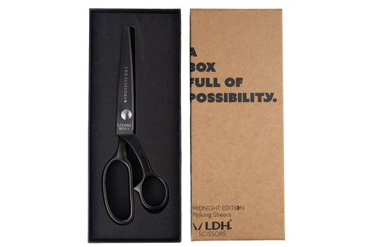 Midnight Edition Pinking Shears - 9" by LDH Scissors / G1513B