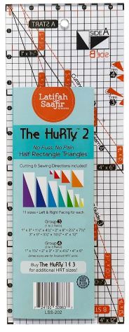 The HuRTy™ 2 - Half Rectangle Triangle Ruler (Ratios 1:3 and 2:3) | Special Order