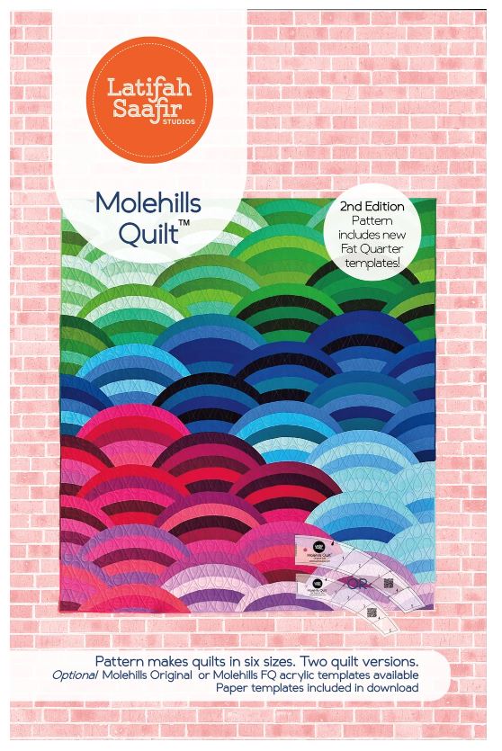 Latifah Saafir Studios Molehills Template – FQ Size | Special Order