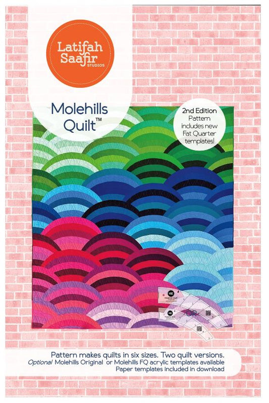Latifah Saafir Studios Molehills Template – FQ Size | Special Order