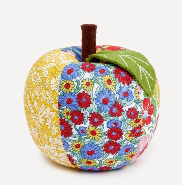 Liberty Apple Pin Cushion A - Liberty Fabrics