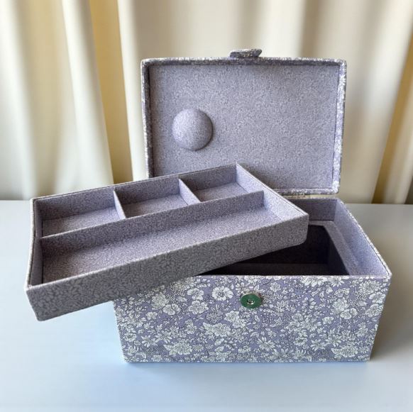 Liberty Sewing Box A  Emily Belle Mauve / Special Order
