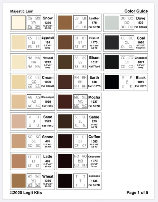 Legit Kits Legit Lion Pattern | Special Order