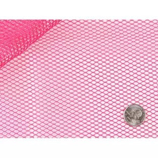 Mesh Fabric 18 x 54" - Lipstick - ByAnnie / SUP209-LIPSTICK