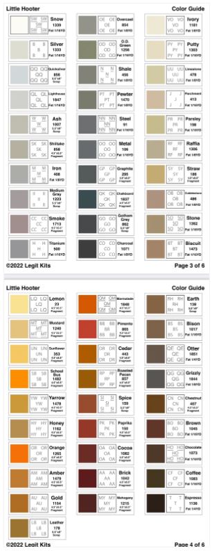 Legit Kits Little Hooter Pattern | Special Order
