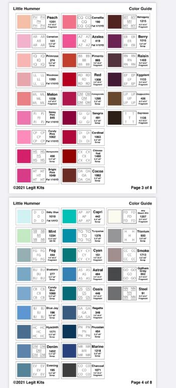 Legit Kits Little Hummer Pattern | Special Order