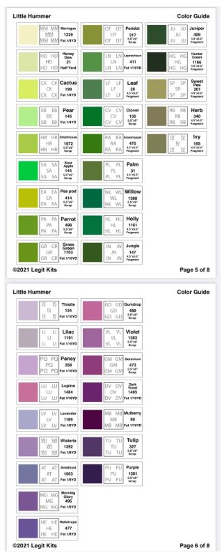 Legit Kits Little Hummer Pattern | Special Order