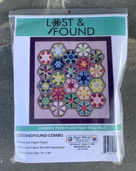 Lost and Found Complete Pattern; Paper Piece Pack by Paper Pieces | Special Order