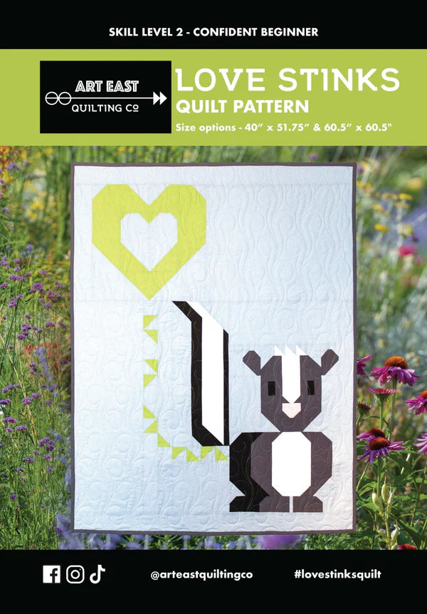 Love Stinks Quilt Pattern - Art East Quilting Co.