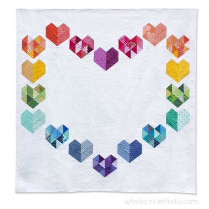 Love at First Sight Quilt Pattern by Whole Circle Studio Quilt Pattern