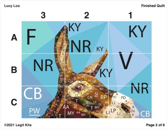 Legit Kits Lucy Loo Pattern | Special Order