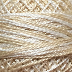 M49 Valdani Perle Cotton Size 12 / Spool 100M: VARIEGATED 100m Color No: M49 - Subtle Elegance