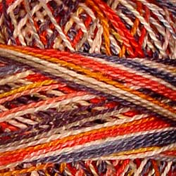 M800 Valdani Perle Cotton Size 12 / Spool 100M: VARIEGATED 100m Color No: M800 - Maritima