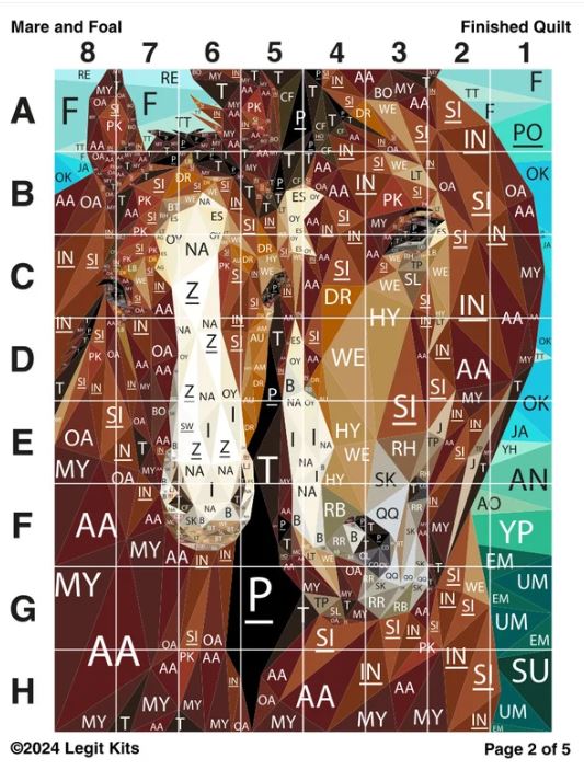 Legit Kits Mare & Foal Pattern | Special Order