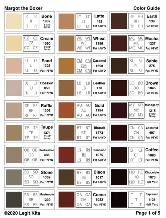 Legit Kits Margot the Boxer Pattern | Special Order