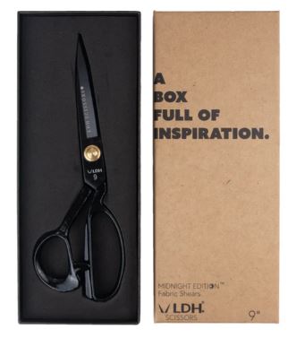 Midnight Edition Fabric Shears - 9" by LDH Scissors / FH9-R