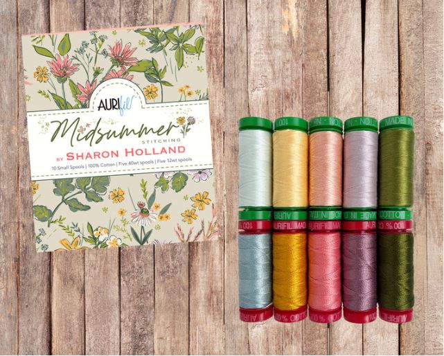 Aurifil Midsummer Stitching by Sharon Holland | Special Order