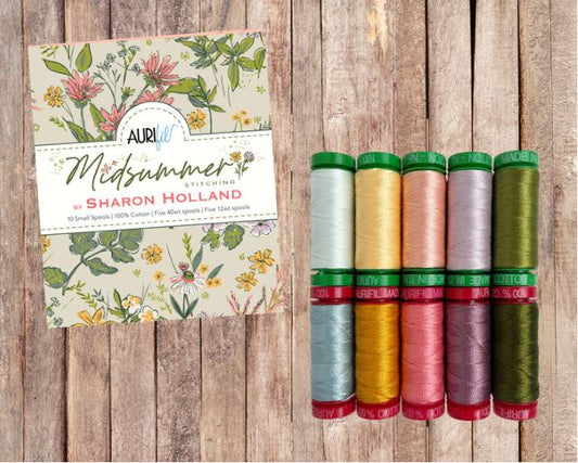 Aurifil Midsummer Stitching by Sharon Holland | Special Order