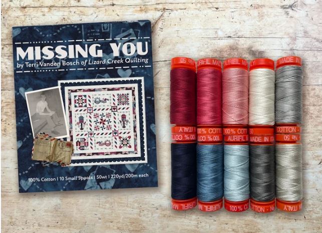 Aurifil Missing You by Terri Vanden Bosch | Special Order