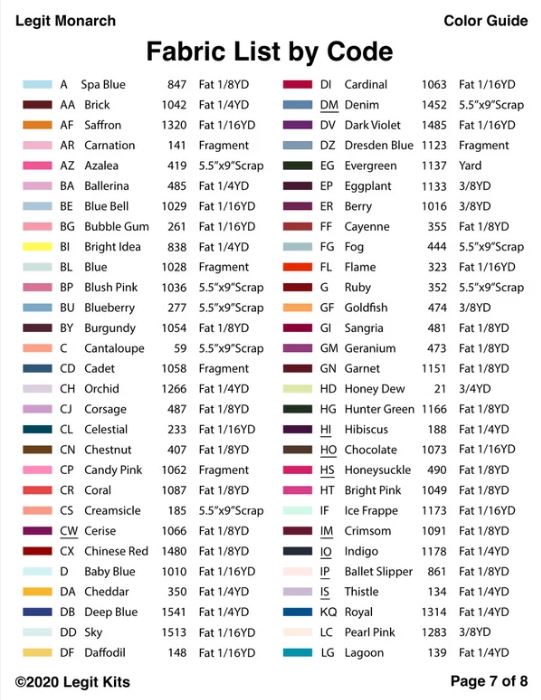 Legit Kits Legit Monarch Pattern | Special Order
