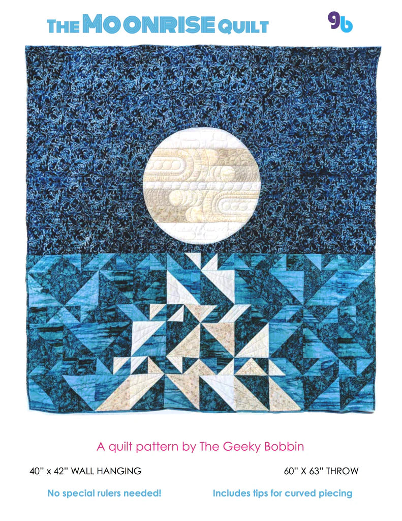 The Moonrise Quilt by The Geeky Bobbin
