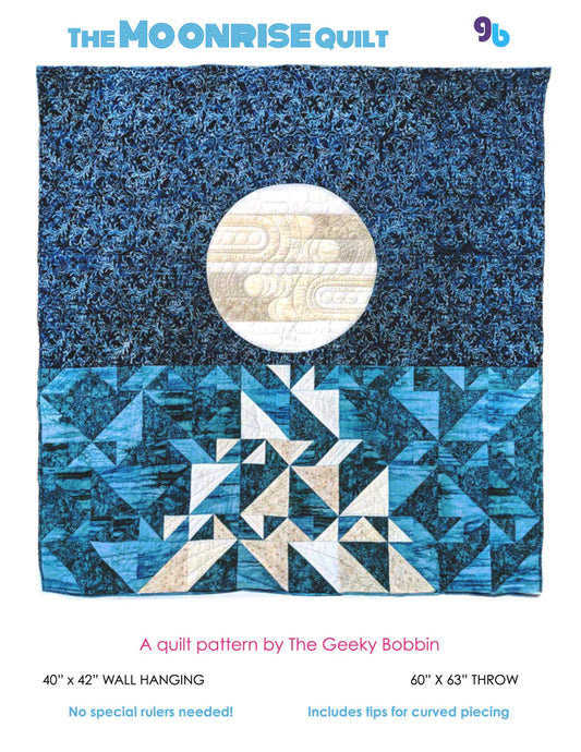 The Moonrise Quilt by The Geeky Bobbin