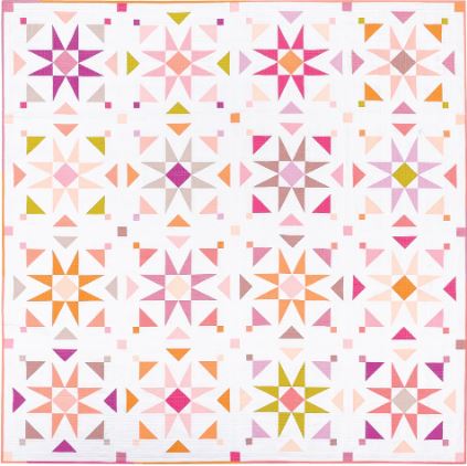 Mosaic Star Quilt Pattern by Lo & Behold Stitchery