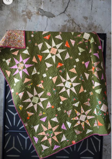 Mosaic Star Quilt Pattern by Lo & Behold Stitchery