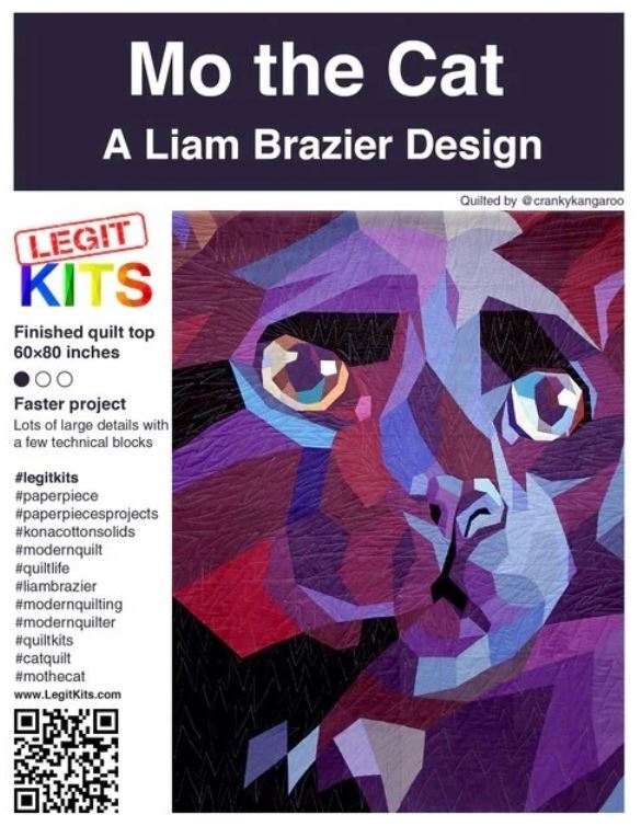 Legit Kits Mo the Cat Pattern | Special Order