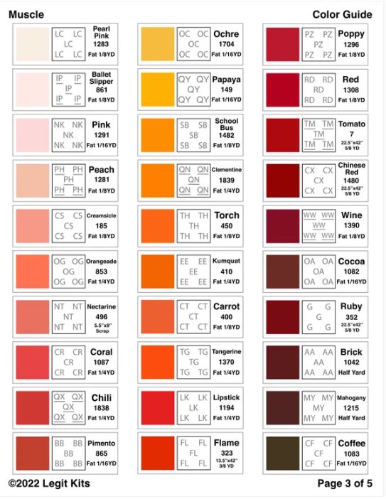 Legit Kits Muscle Pattern | Special Order