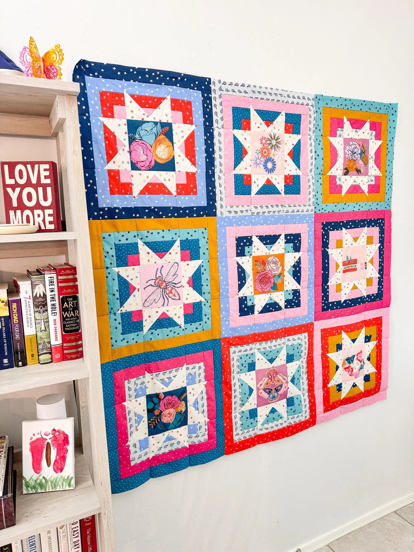 Nova Burst Quilt Pattern by Amanda Kelly of Quilt Cakes