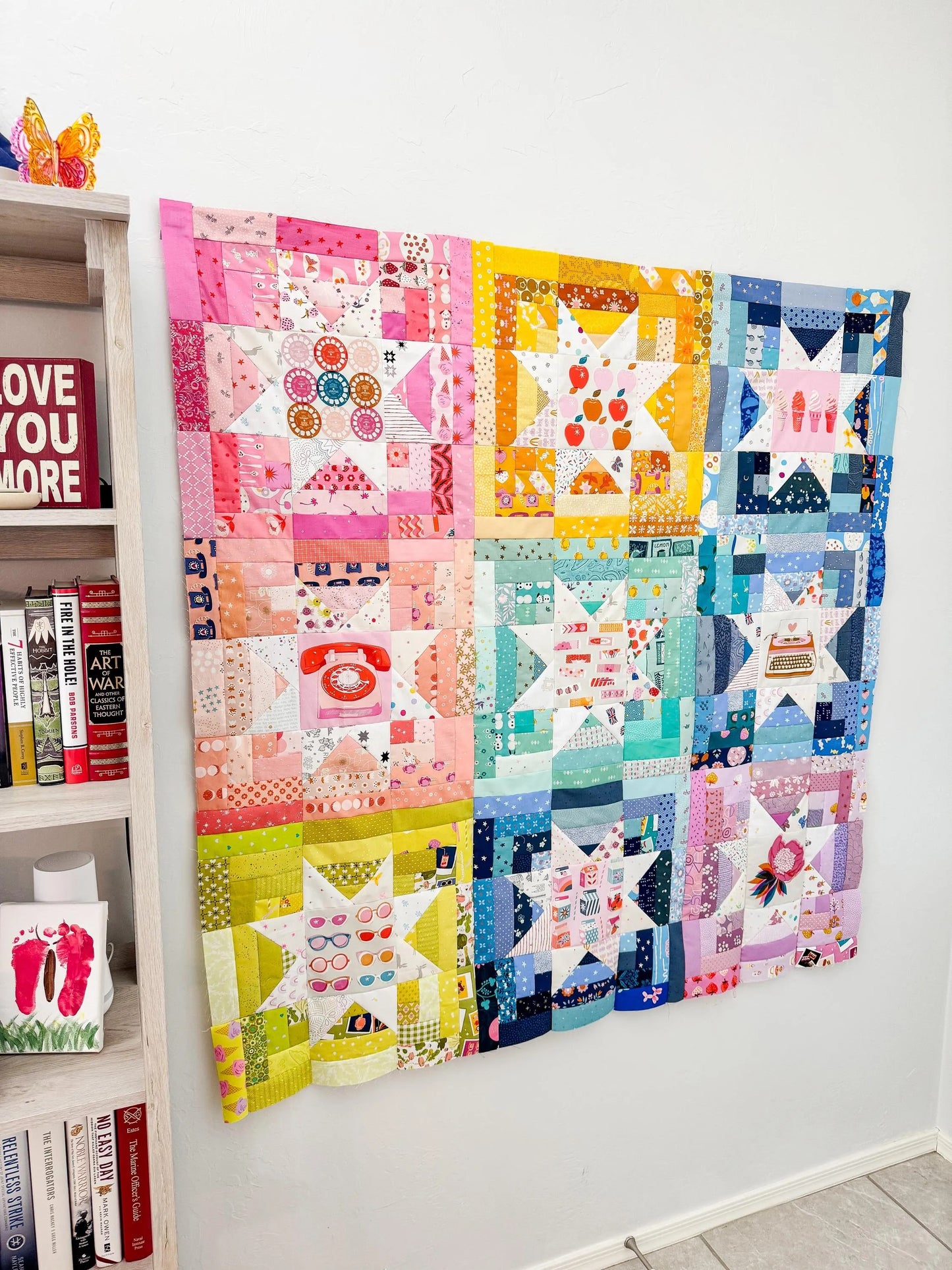 Nova Burst Quilt Pattern by Amanda Kelly of Quilt Cakes