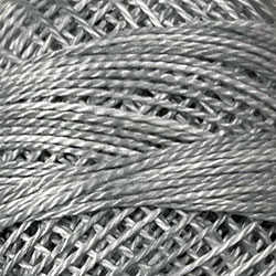 O117 Valdani Perle Cotton Size 12 / Spool 100M: VARIEGATED 100m Color No: O117 - Dove Tail Grey