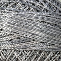 O118 Valdani Perle Cotton Size 12 / Spool 100M: VARIEGATED 100m Color No: O118 - Shades of Grey