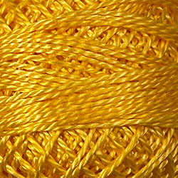O12 Valdani Perle Cotton Size 12 / Spool 100M: VARIEGATED 100m Color No: O12- Sunshine Glory